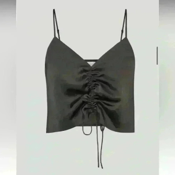 Wilfred Verso Camisole, black crop top, size XXL. - Picture 4 of 10